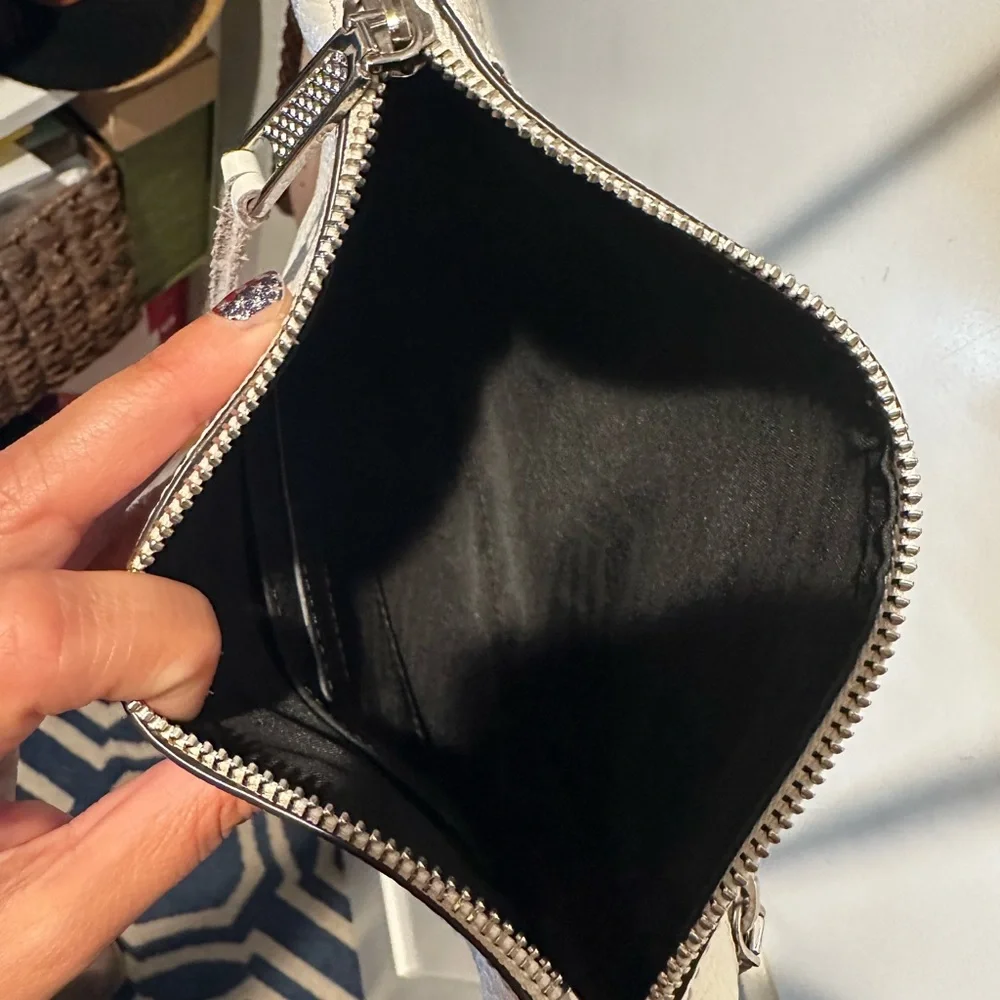 Rebecca Minkoff White Zipper Crossbody Bag